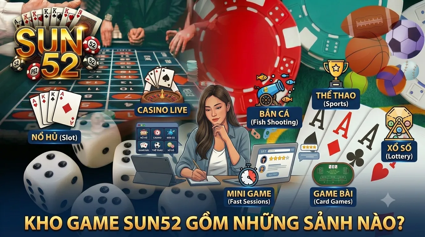 SUN52 taisun52 – Nhà Cái Cá Cược Trực Tuyến, Casino Live & Slot Game 41 sanh-game-sun52